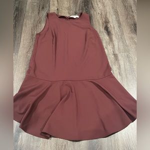 LOFT DRESS Sz 6 maroon